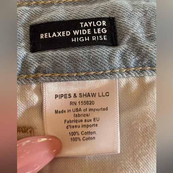 💙 VERONICA BEARD Taylor- Relaxed Wide Leg High Rise Jeans | Size 27 - Picture 7 of 12